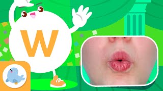 Phonics for Kids 🗣 The W Sound 💧 Phonics in English 🎪 [upl. by Pulcheria]