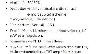 GYNECOLOGIE CARDIOPATHIE ET GROSSESSE [upl. by Akimyt]