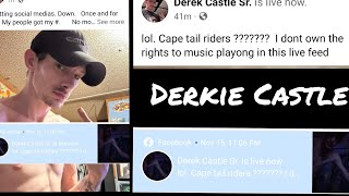 Deleted Derkie Castle Facebook Live Big Triggered in Bim111623 derkieverse sbaw derkie white [upl. by Nahttam]