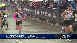 Flying pig marathon storms to a glorious finish [upl. by Viridissa801]