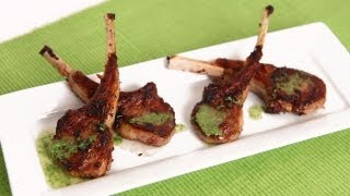 Grilled Lamb Chops Recipe  Laura Vitale  Laura in the Kitchen Episode 590 [upl. by Eciened544]