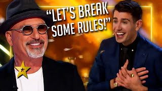 Magician is SO Good Howie Mandel Breaks The GOLDEN BUZZER Rules on Canadas Got Talent [upl. by Eadmund915]