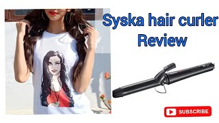 Syska Hair Curler  Review  Hair Accessories 1 [upl. by Atokad]