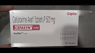 CEFASYN 500 mg tablet Cefuroxime Axetil 500 mg tablet Benifits amp side effects [upl. by Wickham]