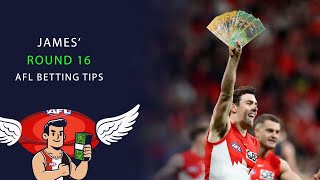 AFL Betting Tips  Round 16 2024 [upl. by Elden]