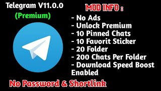 Update‼️ Telegram V1100 Mod Premium [upl. by Stahl27]