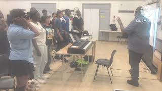 Big Band practice amp Haringey Vox rehearsals ahead of the Schools Summer Festival in Finsbury Park [upl. by Eeldarb815]