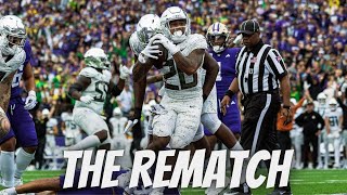 Oregon Gets the Rematch it Wanted With Washington in the Pac12 Championship  Ducks Dish Podcast [upl. by Simdars]