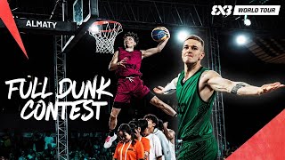 WHO IS THAT DUDE 🤯 FULL Dunk Contest 🔥FIBA 3x3 World Tour Almaty 2024 [upl. by Valente42]