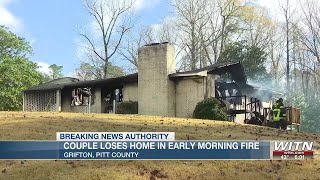 Grifton couple loses everything in early morning fire [upl. by Agemo]