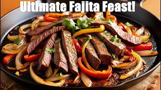 Ultimate STEAK FAJITAS Recipe  How to Make Delicious Fajitas [upl. by Anett]