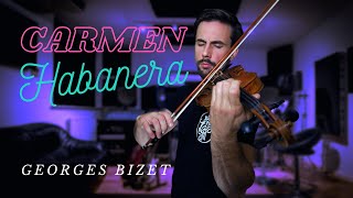 Carmen Habanera  G Bizet  Violin Tutorial [upl. by Evanne]