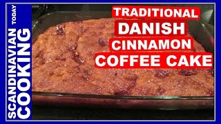 How to Make Easy Danish Cinnamon Coffee Cake ♥ Brunsviger [upl. by Lucien821]