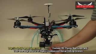 OFM S500 Super Quadcopter Review with Maiden Flight [upl. by Kimberly761]