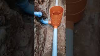 Checking Slope of Rainwater drainage system [upl. by Seroka]