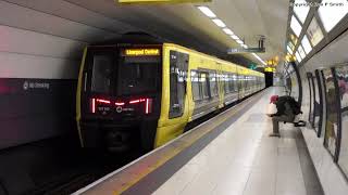 Merseyrail Class 777 Trains in Liverpool City Centre in 2024 [upl. by Bunde]