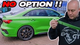 WHY DOESNT AUDI OFFER THIS OPTION ON THE NEW 2022 RS3 [upl. by Waylen]