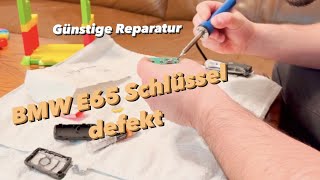 BMW E65 FernbedienungSchlüssel Reparieren  KENO [upl. by Rawley569]