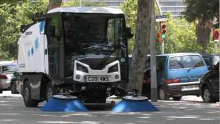 Johnston Sweepers C201 4WS Four wheel Steering Road Sweeper [upl. by Mihalco]