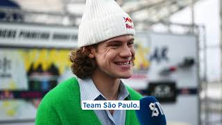 SkiPopstar Lucas Braathen kehrt als Brasilianer zurück quotSamba in den Schnee bringenquot [upl. by Ahsiekram]