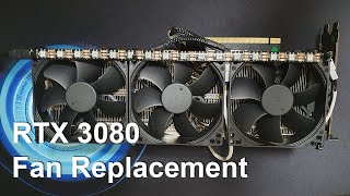 Replacing the stock fans on my RTX 3080 [upl. by Mairb]