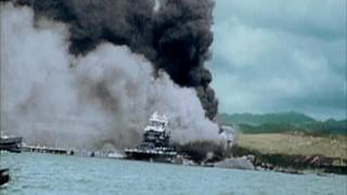 Pearl Harbor attack and FDR speech in Color 1941 [upl. by Nicolette]