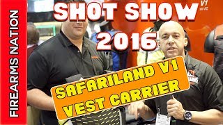 SHOT Show 2016 Safariland V1 Vest Carrier [upl. by Hillie]