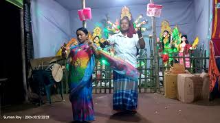 Bongshi bajay ke re sokhi ll বংশি বাজায় কে রে সখি ll New state dance video ll pujar dance ll [upl. by Etneciv]