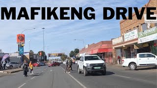 Mafikeng  Driving in the City  North West South Africa [upl. by Retsev742]