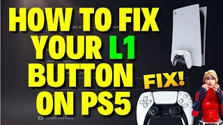 How to Fix Your L1 Button on PS5 [upl. by Eleinad]