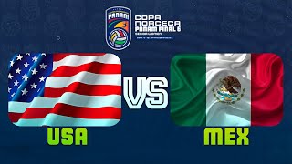 ESTADOS UNIDOS VS MEXICO  DIA 1  PANAMERICANO FINAL SIX  2022 [upl. by Analad]