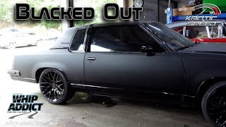 Blacked Out Cutlass Gets LS and Turbo at Kaotic Speed [upl. by Bokaj]