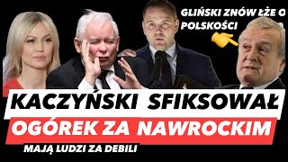 KACZYŃSKI ŁECHTA OGÓREK – PREZES DALEJ W KOMUNIE❗GLIŃSKI ODLECIAŁ I NAWROCKI NOMINANTEM PiS [upl. by Atnauqahs]