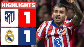 ATLÉTICO DE MADRID 1  1 REAL MADRID  RESUMEN LALIGA EA SPORTS [upl. by Ajak]