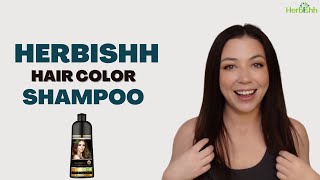 Herbishh Hair Color Shampoo for Gray Hair –PPD FREE – Long Lasting amp DIY CHESTNUT BROWN  Herbishh [upl. by Yerdua649]