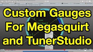 HOW TO use Dashboard Designer in TunerStudio  Part 2  Gauge Customisation [upl. by Chadwick]