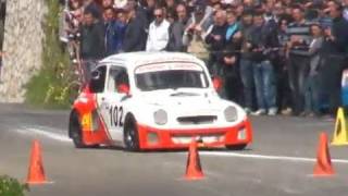 Crazy FIAT 600 Prototype  Suzuki Engine  wild motorsound  Hillclimb Slalom Massalubrense [upl. by Ainezey]