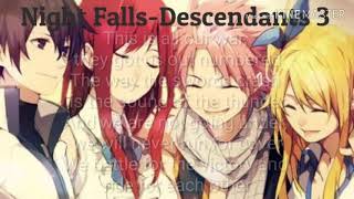 Nightcore Night Falls Lyrics Descendants 3 [upl. by Katalin]