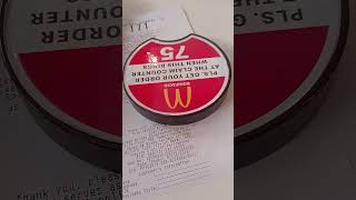 Your mcdonalds order is ready to pick up come and get utshortfeedstrendingshorts mcdonald [upl. by Eseneg]