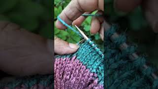 Easiest way to increase stitches in knitting [upl. by Amoritta860]