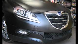 RIVESTIMENTO LANCIA DELTA NERO OPACO TETTO NERO LUCIDO CAR WRAPPING [upl. by Jahdal]