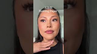 A lil ASMR with our a2oLab blotting sheets ✨Say goodbye to oily cakey makeup oilcontrol [upl. by Kusin197]