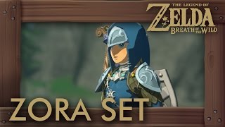 Zelda Breath of the Wild  Zora Armor Set Location [upl. by Dunn]