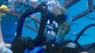 47 METERS DOWN 2017 CLIP quotCameraquot HD Mandy Moore  KILLER SHARKS [upl. by Alra]