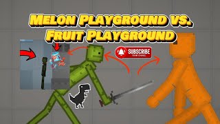 Melon Playground vs Fruit Playground lunchly melonplaygroundstory thickofit [upl. by Stickney]