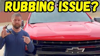 20192021 Chevy Silverado Rubbing Issue Fixed [upl. by Asille372]