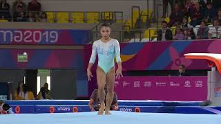 Lima 2019 Pan American Games  Flavia Saraiva EF FX [upl. by Anewor]