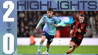 HIGHLIGHTS  Bournemouth vs Arsenal 20  Premier League [upl. by Namlak]