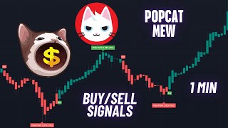 🔴Live Popcat  Mew Trading Signals 5 min  Stock trading indicator popcat mew [upl. by Curtice]