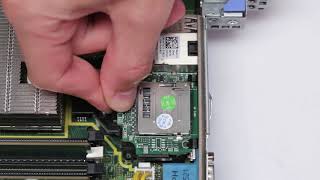 Removing and Installing the iDRAC Port Card BCD104SD [upl. by Nicol283]